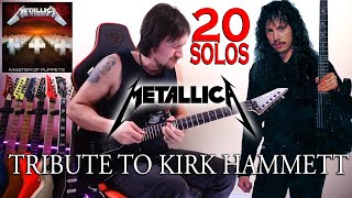 Tribute to Kirk Hammett  20 of his Best Solos  by Ignacio Torres NDL [upl. by Lenee]