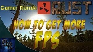 Wie bekomme ich mehr Fps in Rust   Keine Laggs mehr Tutorial 4MinEasyWorks 100 GermanHD [upl. by Kata287]