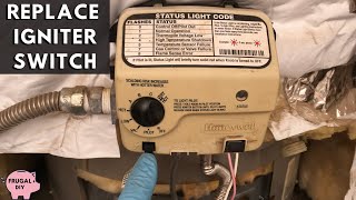 Replace Water Heater Igniter Switch  Honeywell Gas Valve [upl. by Allerus527]