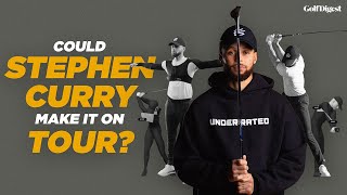 Does Stephen Curry Have A TOUR Level Golf Swing [upl. by Elcin]