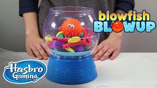 How to Assemble the Blowfish Blowup Game  Hasbro Gaming Quick Start Guide [upl. by Tnarud]