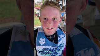 Deagan Gibney 2023 TransCan at Walton Raceway podium interview [upl. by Nanreik]