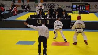 Evgenii Otsimik RUS v Bantis Achilleas GRE  Male 57kg Sparring Semi Final [upl. by Eremahs451]