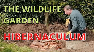 Hibernaculum for garden wildlife Log Pile Bug Hotel [upl. by Nivert]