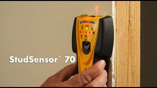 How to Use a Zircon StudSensor 70 Stud Finder [upl. by Aicnarf]