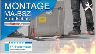 FF System MABSZ Brandschutz  Schachtabdeckung  Schachtdeckel  Montage FF Systembau [upl. by Alaj958]