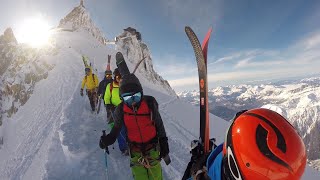 UCPA Pentes Raides 2018  ENSA Couloir amp Aiguille  Not Just any tuesday Chamonix [upl. by Nylkoorb]