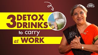 Detox on the Go 3 Easy Drinks to Take to Work  Clean Eating  Healthy Eating  Detox Drink Recipe [upl. by Shivers590]