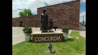 dash cam tour of downtown Concordia Kansas 5 4 24 [upl. by Amabelle]