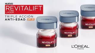 Nueva fórmula Revitalift Laser SPF25 de L’Oréal Paris [upl. by Sivrahc]