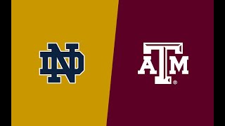 Texas AampM vs Notre Dame LIVE  NCAA 2024  week1 collegefootball collegefootball [upl. by Einre]