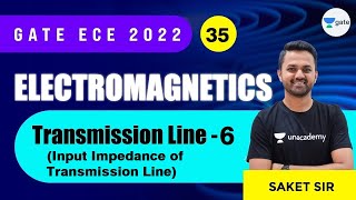 Transmission Line  6 Input Impedance of Transmission Line  L  35  EMFT  GATEECE 2022 [upl. by Nollie575]