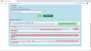 Bioinformatics Expasy Translate Tool and Protparam [upl. by Reniar629]