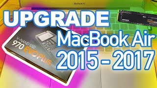 The Last Upgradable Mac How to Upgrade MacBook Air 20152017 Step by Step Process Samsung 1TB SSD [upl. by Festatus852]