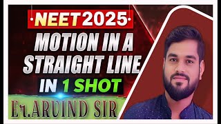 quotNEET 2025 Kinematics Crash Course  OneShot Revision by Er Arvind Sirquot [upl. by Finnigan]