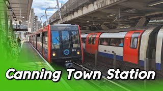 London Underground Canning Town Station [upl. by Lleval]