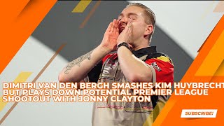 Dimitri Van den Bergh SMASHES Kim Huybrechts but plays down POTENTIAL Premier League SHOOTOUT [upl. by Eiramasil]