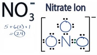 Nitrate Ion Lewis Structure How to Draw the Lewis Structure for Nitrate Ion [upl. by Kryska]