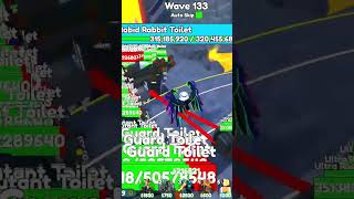 TAHOCYT MAX wave in endless mode on auto skip 135 toliettowerdefense roblox TAHOCYT ukraine [upl. by Rozele742]