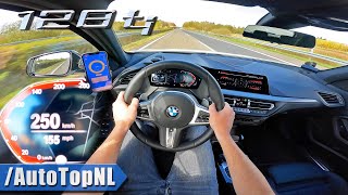 BMW 1 Series 128Ti TOP SPEED on AUTOBAHN by AutoTopNL [upl. by Mitzi]