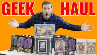 Geek Haul Marvel Legends NECA amp Star Wars Black Series [upl. by Rebma]