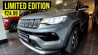 New Jeep Compass Limited 2022 On Road Price Features Interior and Exterior Review [upl. by Strepphon]