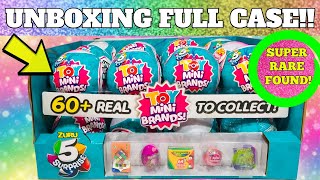 UNBOXING FULL CASE Toy Mini Brands Blind Bag Opening Super Rare Found [upl. by Garris]