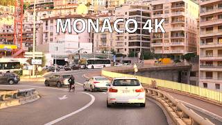 Monaco 4K  French Miami  Morning Drive [upl. by Yi177]