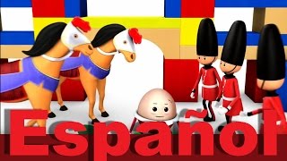 Humpty Dumpty al muro trepó  Canciones infantiles  LittleBabyBum [upl. by Hsima]