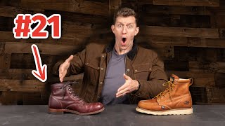 Ranking 21 American Made Boot Brands from WORST to BEST [upl. by Llednyl]