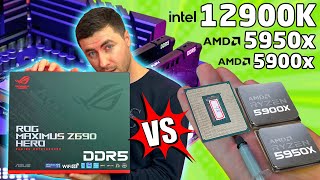 BÜYÜK GÜN GELDİ Intel 12900K Rakipleriyle KARŞILAŞTIRMALI İncelemesi ft ASUS Z690 [upl. by Jesh]