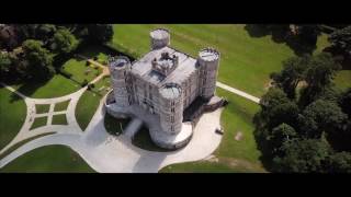 Lulworth Castle by Drone 4K [upl. by Aerua699]