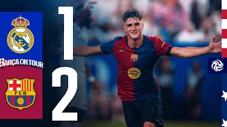 HIGHLIGHTS  REAL MADRID 1 vs 2 FC BARCELONA  USA TOUR 2024 [upl. by Schober]