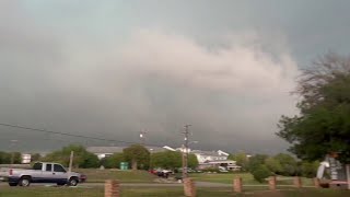 Tornado sirens sound in Waco as several training supercells sweep Central Texas [upl. by Ycinuq]