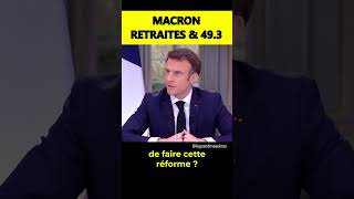 Réforme des retraites amp 493  la vraie raison de la réforme [upl. by Selec302]