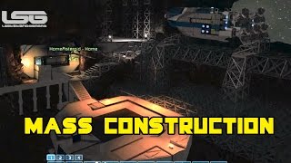 Space Engineers  Mass Construction Hanger SE3  Part 5 [upl. by Estis]