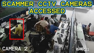 ACCESSING SCAMMERS CCTV CAMERAS [upl. by Alekahs871]