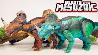 Beasts of the Mesozoic Ceratopsians Kickstarter Monoclonius amp Juvenile Centrosaurus Review [upl. by Winthorpe647]