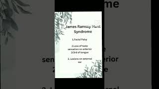 SyndromeDay1 B James Ramsay Hunt Syndrome dentistryworld oralpathology dentist dentistlife [upl. by Enamrahs241]