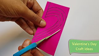 3 Simple amp Easy Valentines day Craft Ideas💗  Valentines day Crafts❤ [upl. by Deane938]