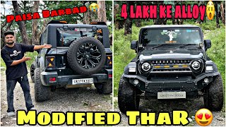 MODIFIED THAR😍  6 💵lakh kharcha Karke Gadi Me Nukshaan ho Gya 😭🤬  Thar Roxx  Thar  APNI GAADI [upl. by Mott]