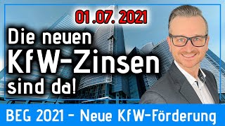 Die neuen KfWZinsen sind da Ich verrate sie Euch BEG 2021  Neue KfW Förderungen 261 und 262 [upl. by Fillender]