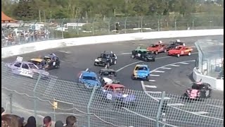 Camso Speedway Warneton 20190422  Bangerstox final  full race [upl. by Lyns]