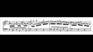 JS Bach  BWV 900  Fughetta emoll  E minor [upl. by Otnas]