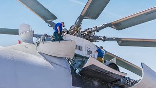 Crazy Process of Starting the World’s Biggest Helicopter Ever Produced [upl. by Eastlake177]