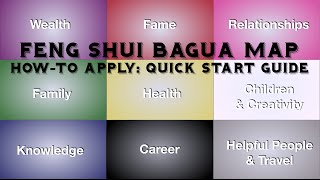 How To Apply the Feng Shui Bagua Map  Quick amp Easy with Subtitles [upl. by Suoivart192]