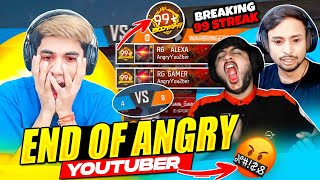 RG Exposed😡Breaking 99 Winning Streak🥶Angry Youtuber रो गया [upl. by Alihs]