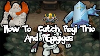 How amp Where to GetCatch Regirock Registeel Regice Trio and Regigigas in Pokemon Black 2 amp White 2 [upl. by Zindman]