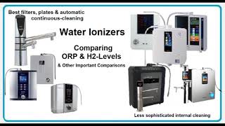 Water Ionizer Comparisons ORP amp H2 Levels for 9 Best Water Ionizers [upl. by Salohcim]