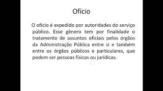 Documentos Oficiais  Aviso Memorando Ofício e Ata [upl. by Beane866]